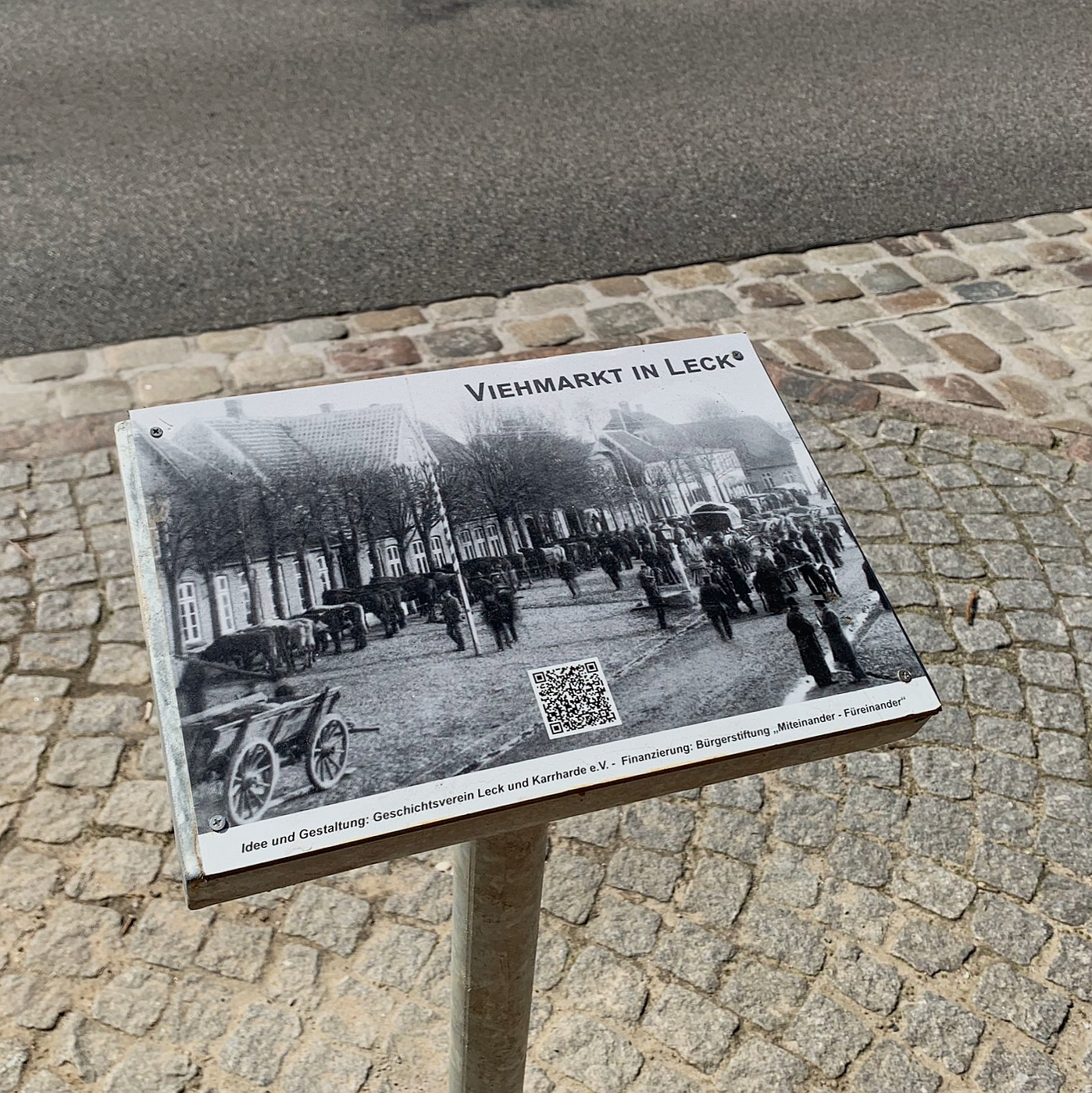 2023 Viehmarkt Kühe Hauptstraße Schild